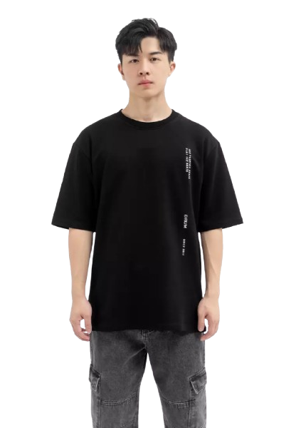 Black Oversized Tee